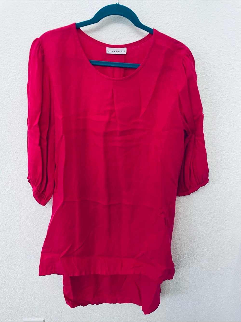 bryn Walker Fuchsia Short-Sleeve Tunic Top - Women's
